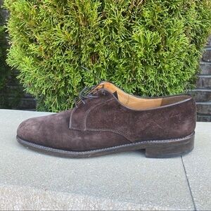 Lottusse Suede Leon Zapa Lace-Up Oxford Shoes 10.5